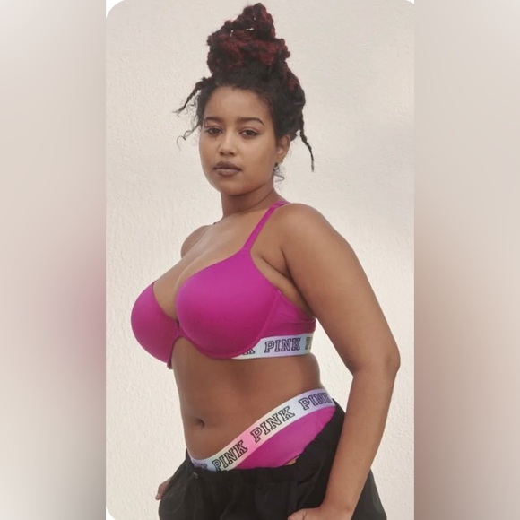 Victoria's Secret pink
Strappy Back Push Up Bra 40B 40DD 36C &
Panty Set VS - Picture 3 of 12